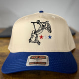 Connor Hellebuyck 2026 Olympics Save - Natural/Blue Otto Snapback