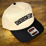 GREENSBORO Upside Down 3D Puff Embroidered Otto SnapBack - Natural/Black