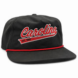 Carolina Script Embroidered Atonal Snapback Rope Hat
