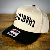 CHARLOTTE Upside Down 3D Puff Embroidered Otto Snapback Hat
