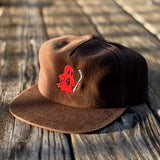 Hockey Ghost Embroidered Atonal Snapback Hat