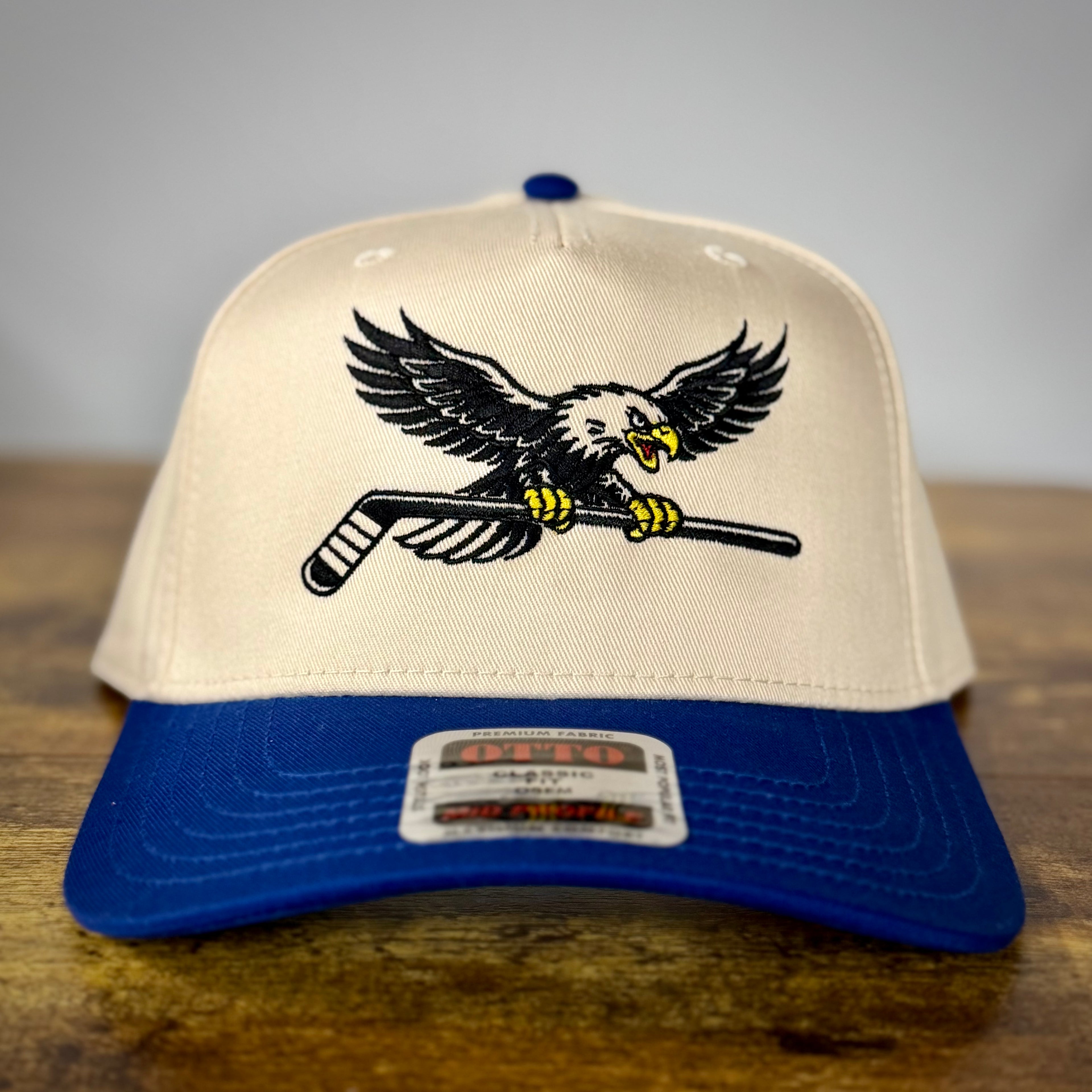 USA Hockey Bald Eagle Natural/Blue Otto Snapback Hat