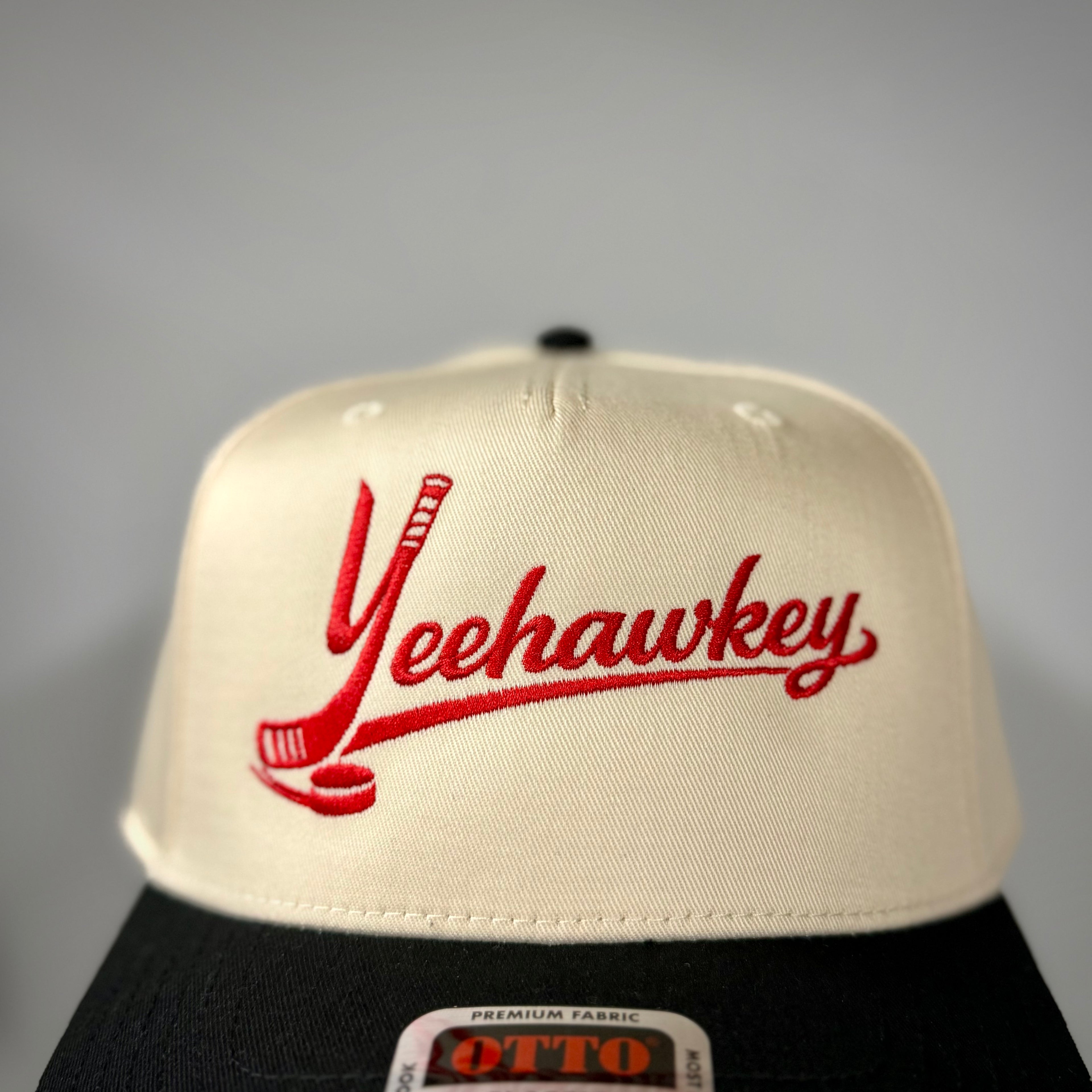 “Yeehawkey” Carolina Hockey Otto Snapback Hat