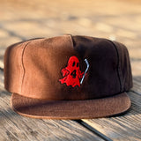 Hockey Ghost Embroidered Atonal Snapback Hat