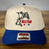 Connor Hellebuyck “Helle Yeah” 2026 Olympics Save - Natural/Blue Otto Snapback