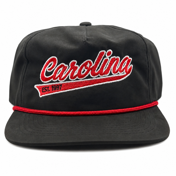Carolina Script Embroidered Atonal Snapback Rope Hat